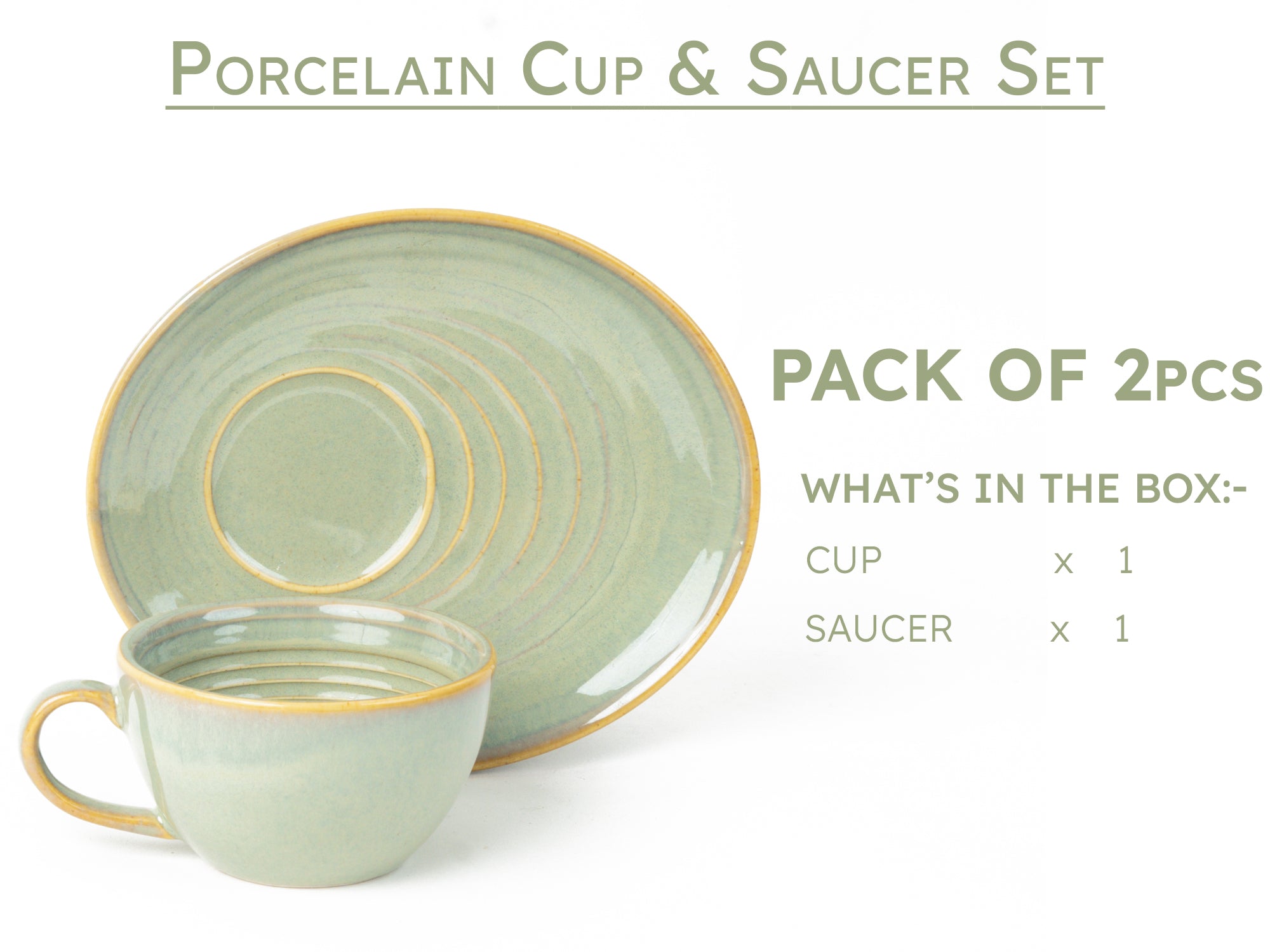Coffee Cup and Saucer Set