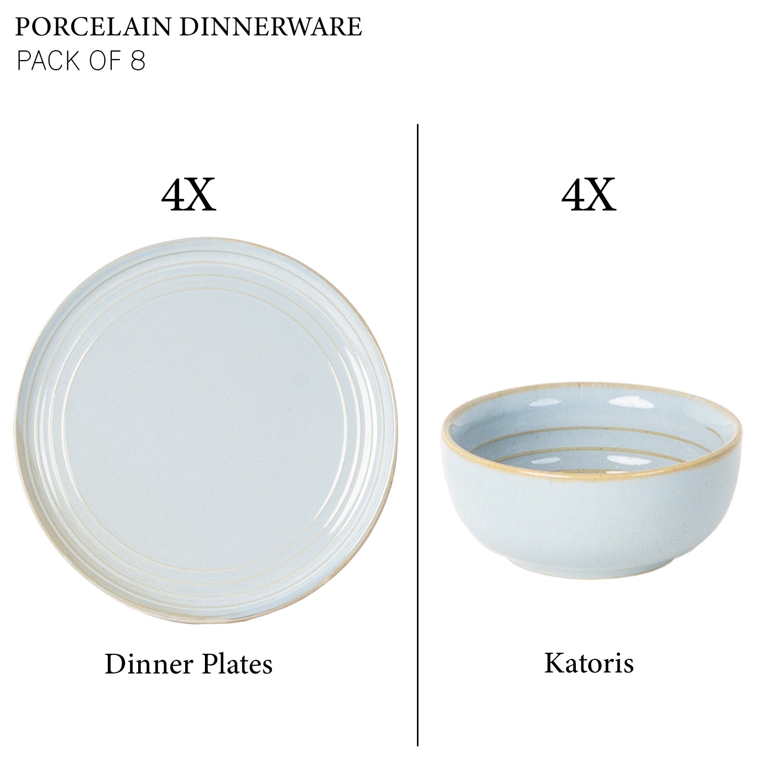 6 Small Dinner Bowls