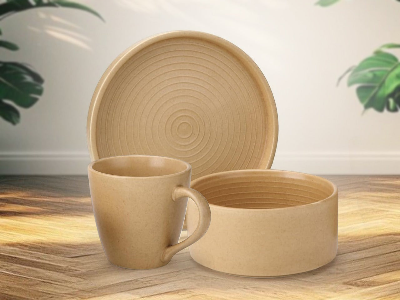 Burlywood Breakfast Set of 3