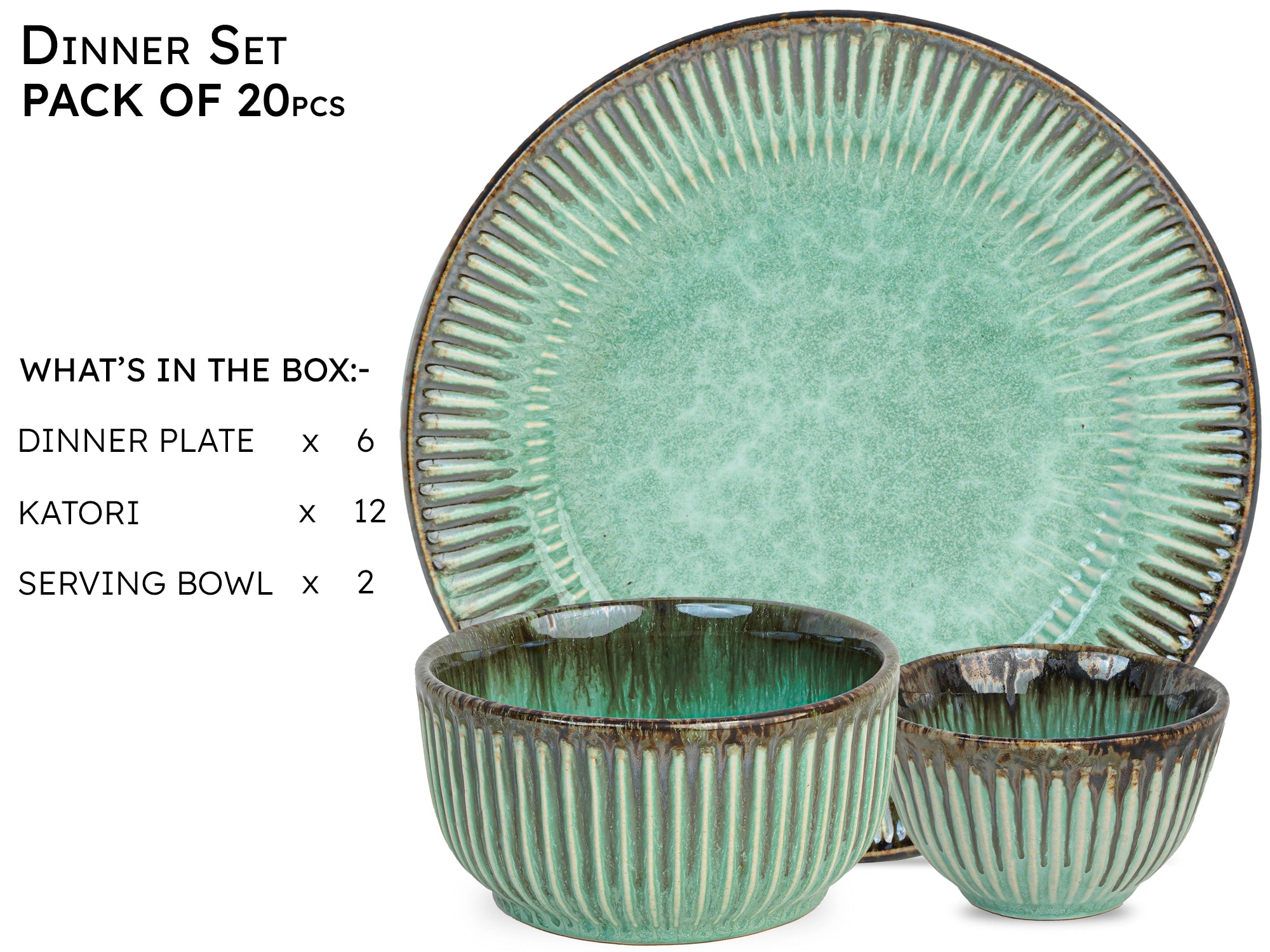 Dinner Plates & Serving Bowls & katori bowls