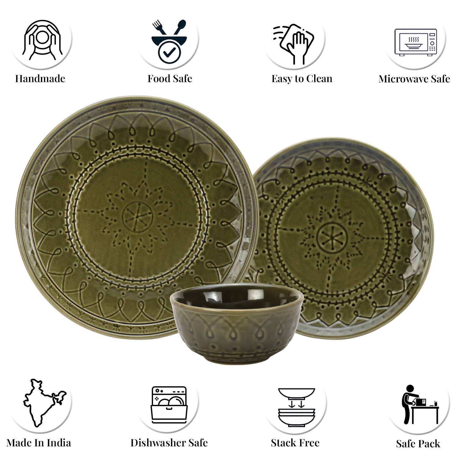 6 Small Dinner Bowls