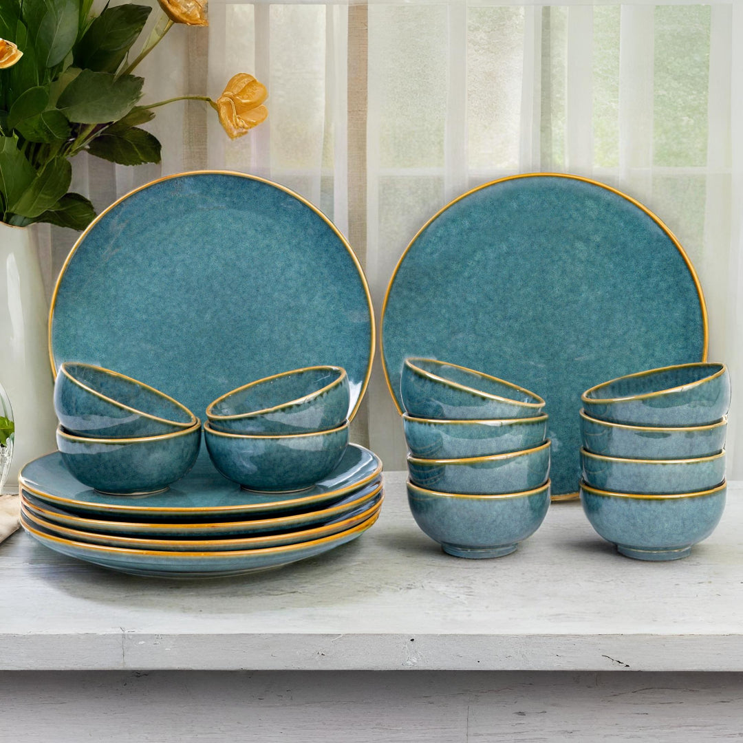 Ocean Premium Ceramic Dinner Set of 18 Pcs
