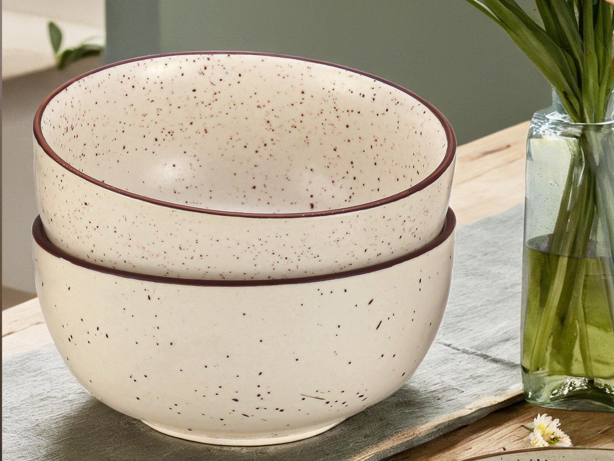 Sienna Premium Ceramic Serving Bowls Set of 2