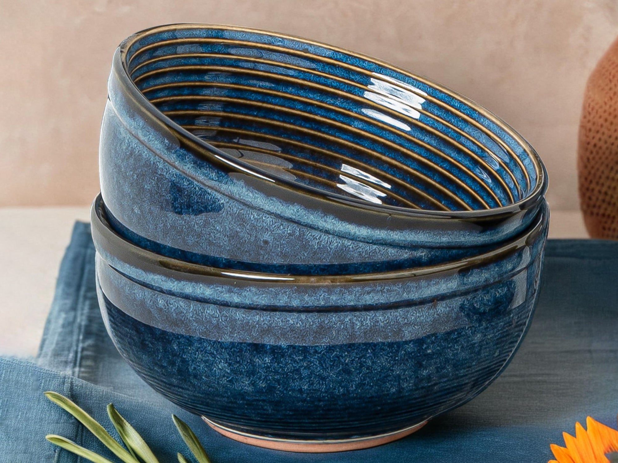 Lapis Premium Ceramic Serving Bowls Set of 2
