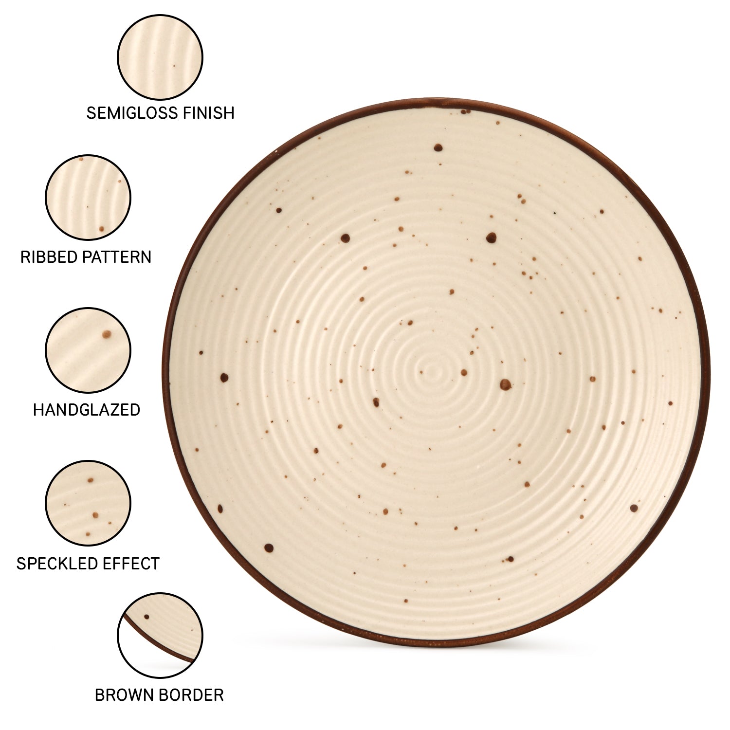 4 Dinner Plates and 8 Bowl/Katori