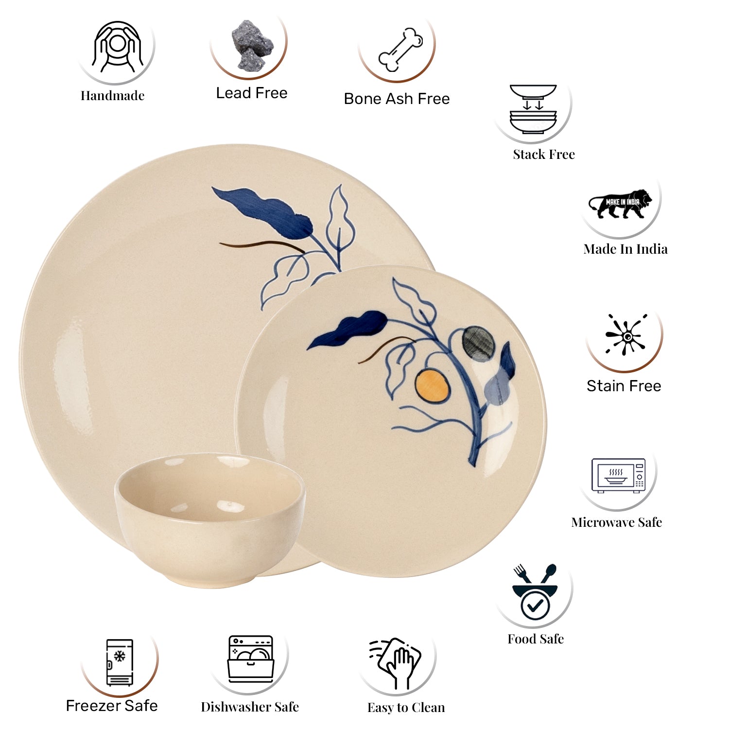 Marino Premium CeramicDinner Pack Of 12 Pcs