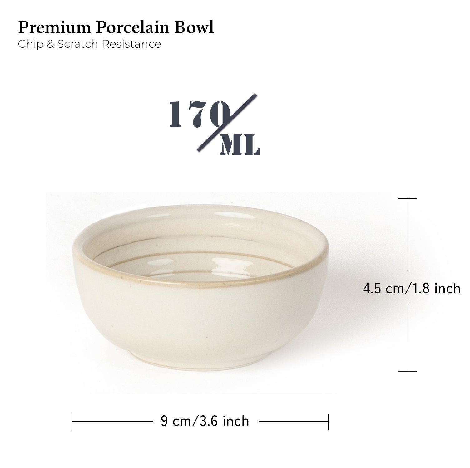 6 Small Dinner Bowls/Katori