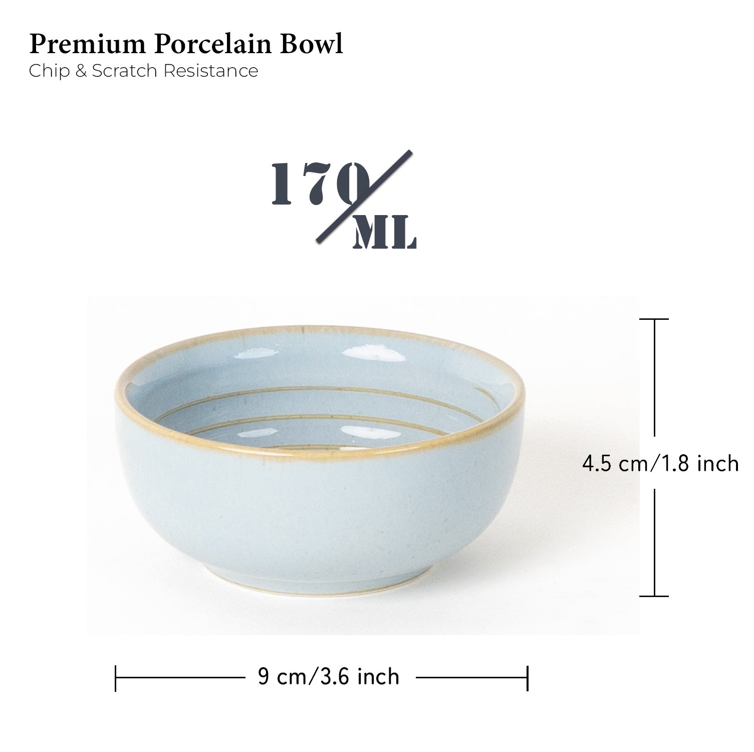 6 Small Dinner Bowls
