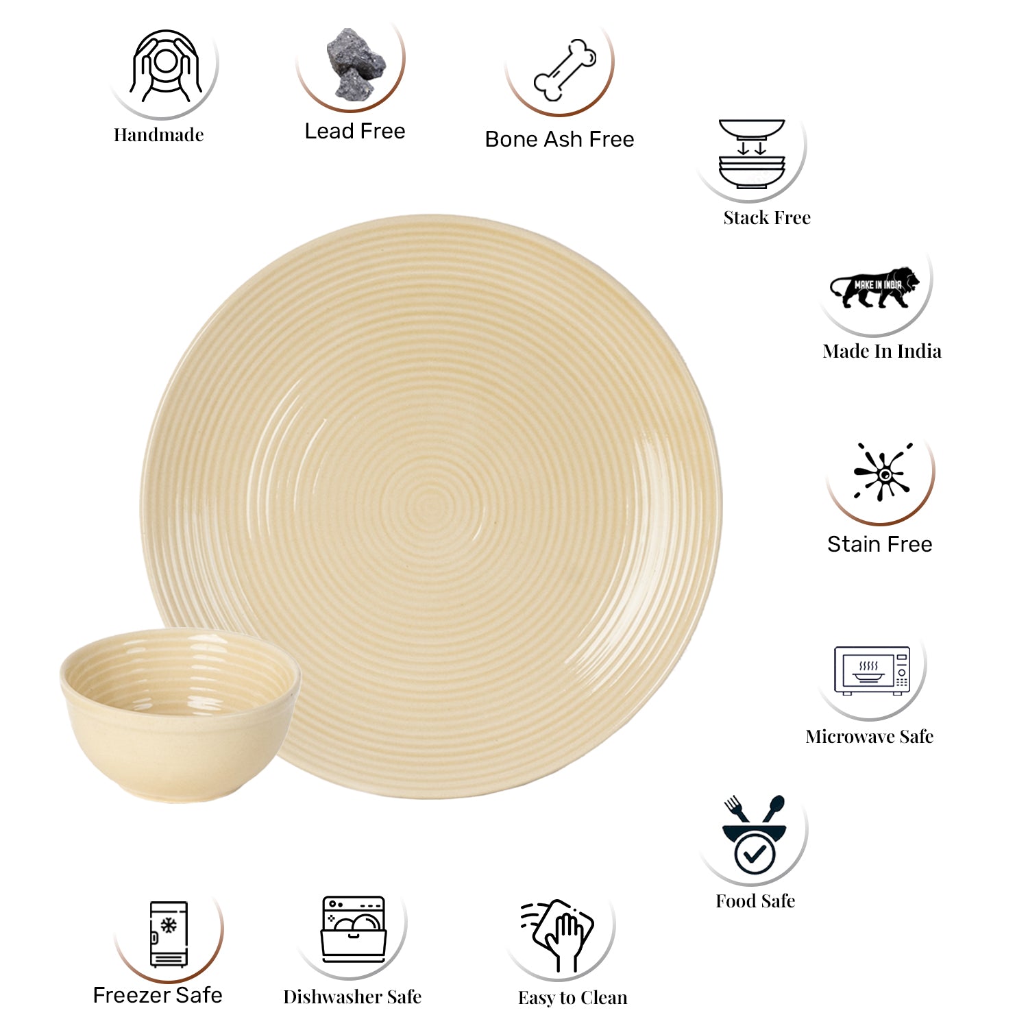 6 Dinner Bowls/Katori