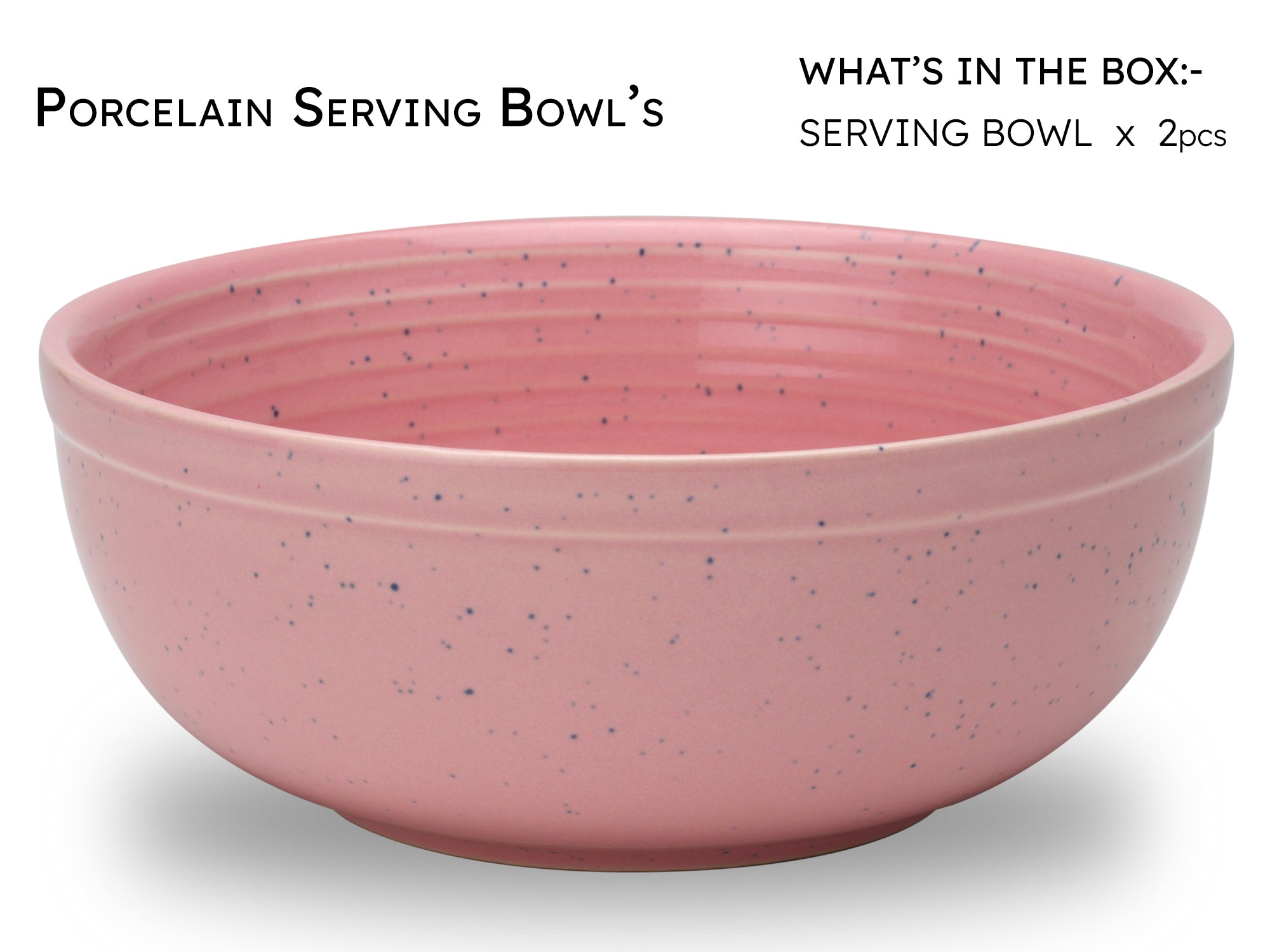 Appetizer Premium Ceramic Serving Bowls Set of 2