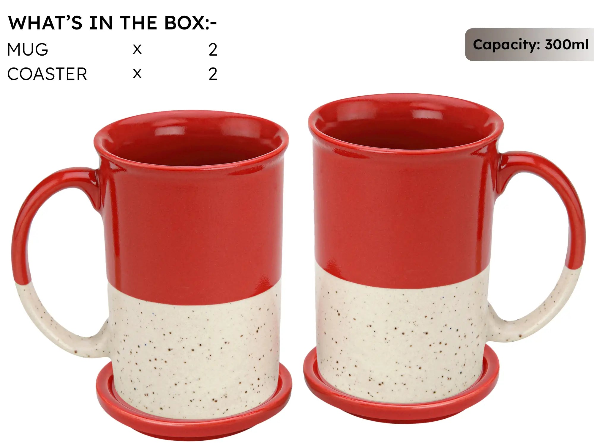 Hand-Glazed 300ml Tea & Coffee Cup Set of 2 Bodhi House