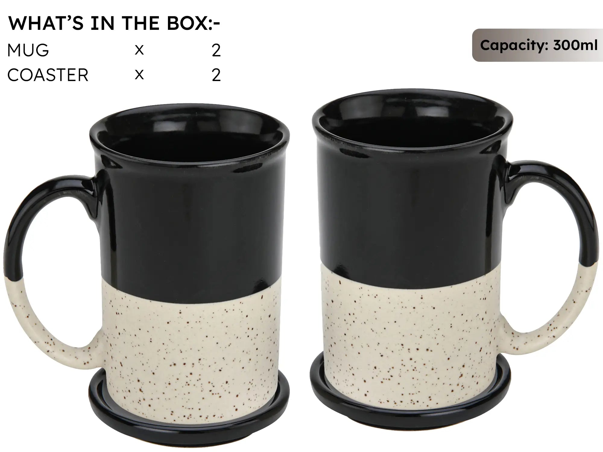 Hand-Glazed 300ml Tea & Coffee Cup Set of 2 Bodhi House