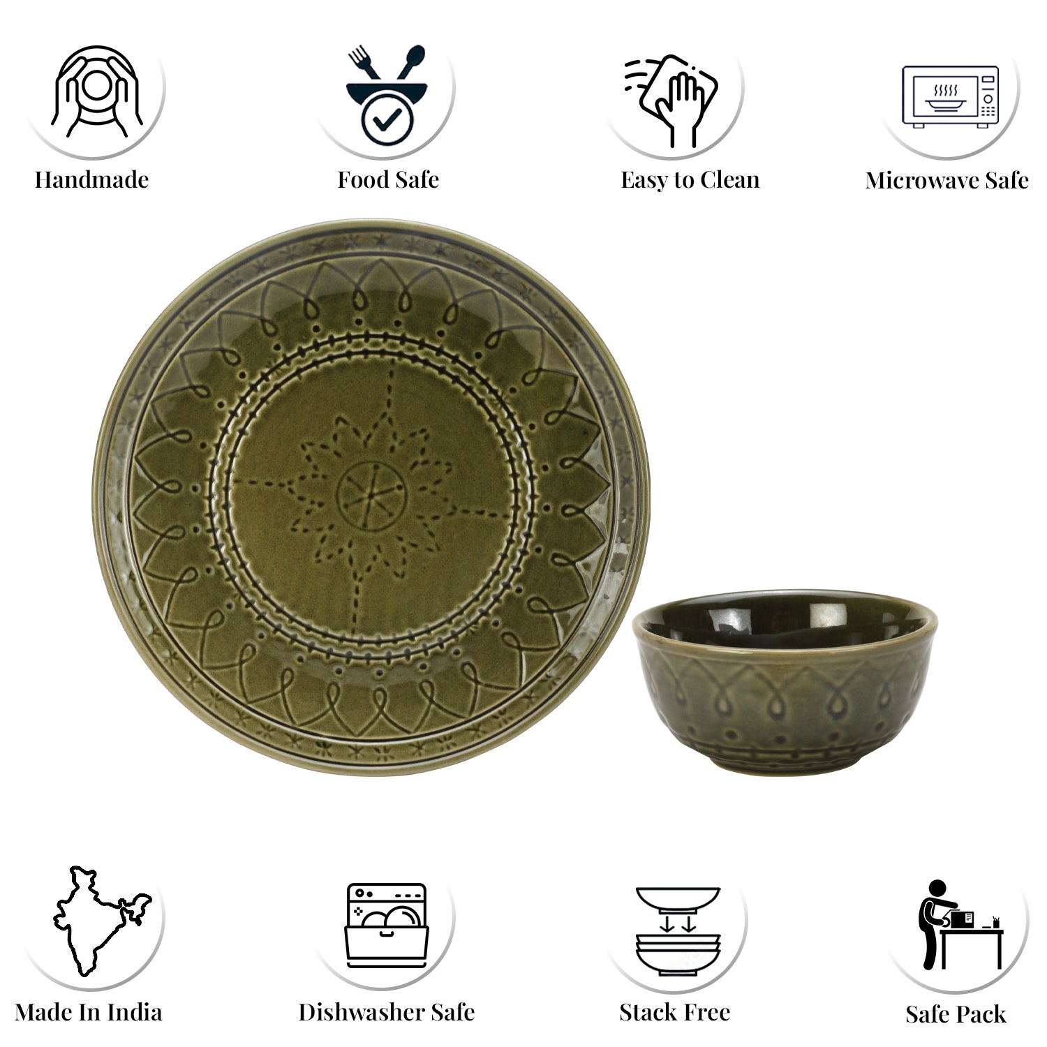 2 Small Dinner Bowls
