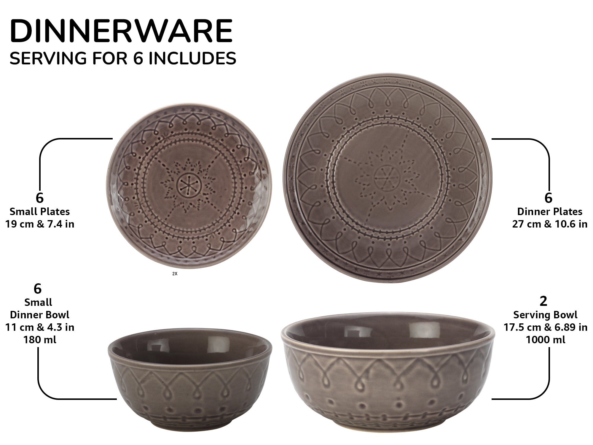 2 Serving Bowls