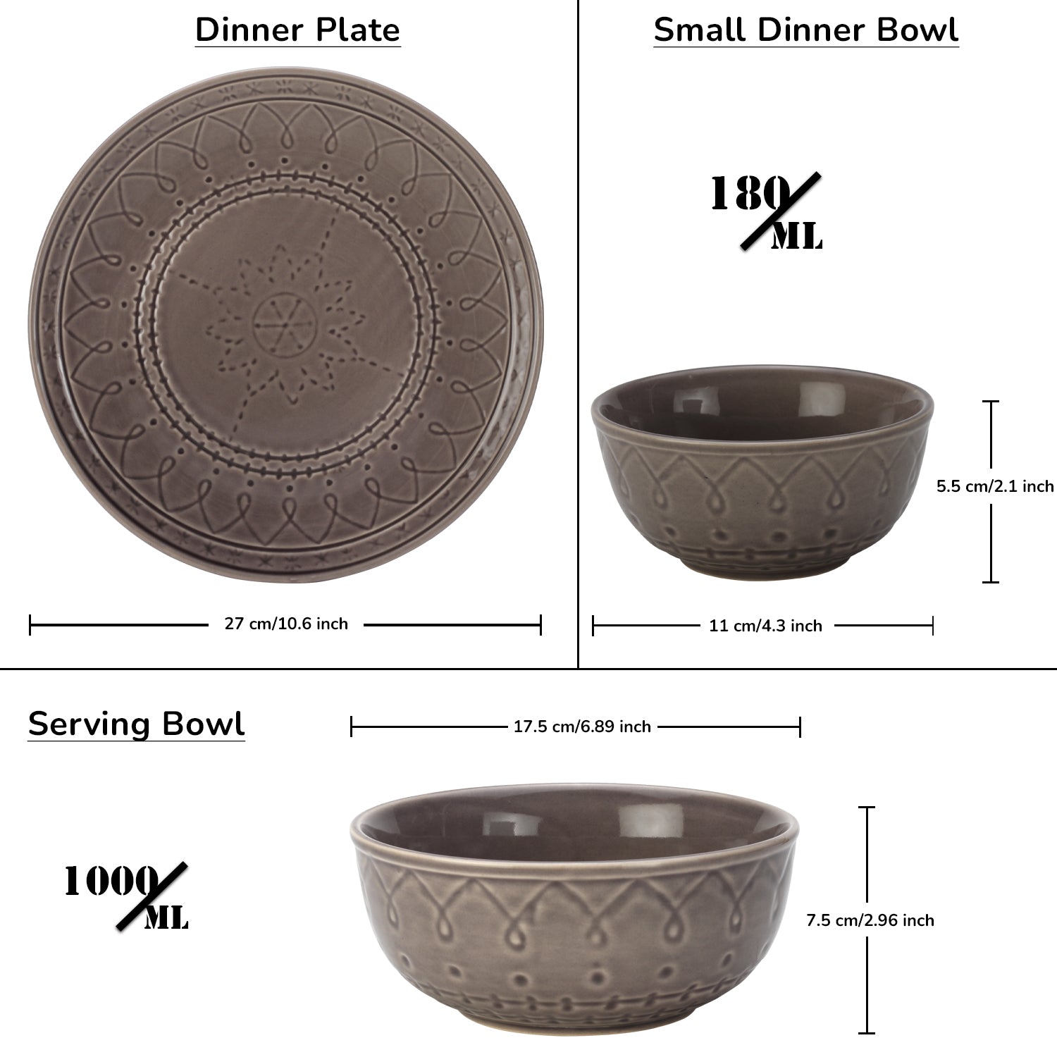 2 Serving Bowls