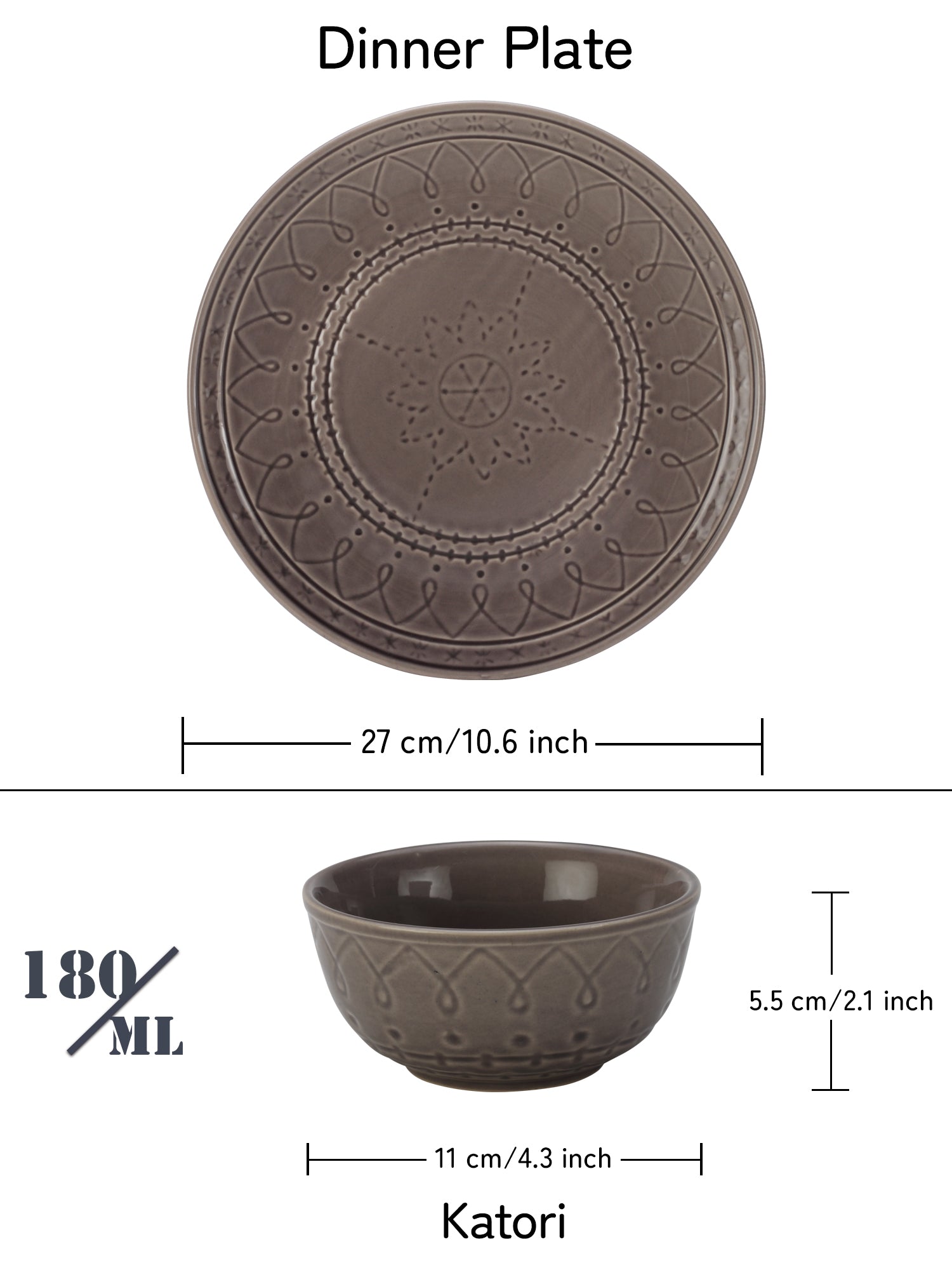 4 Small Dinner Bowls
