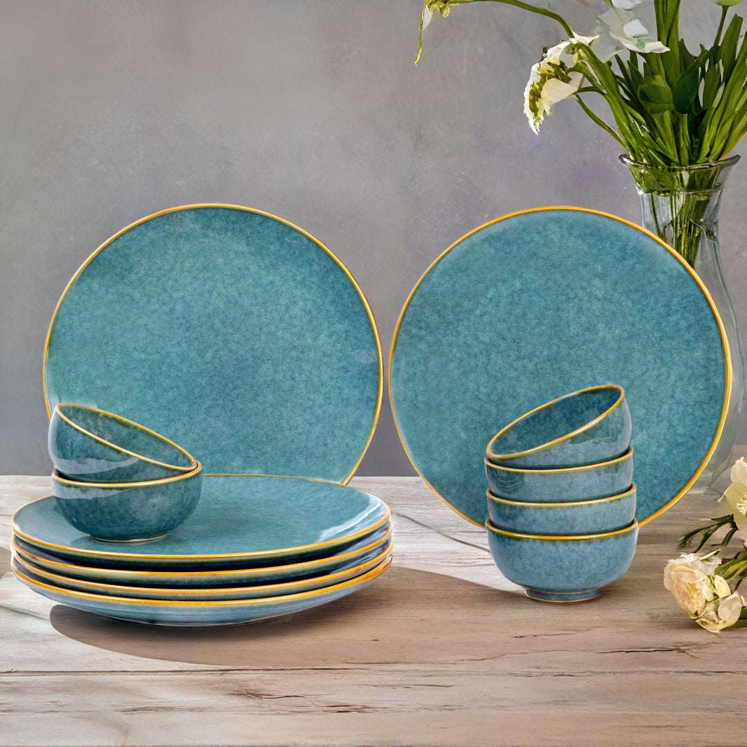 Ocean Premium Ceramic Dinner Set of 12 Pcs