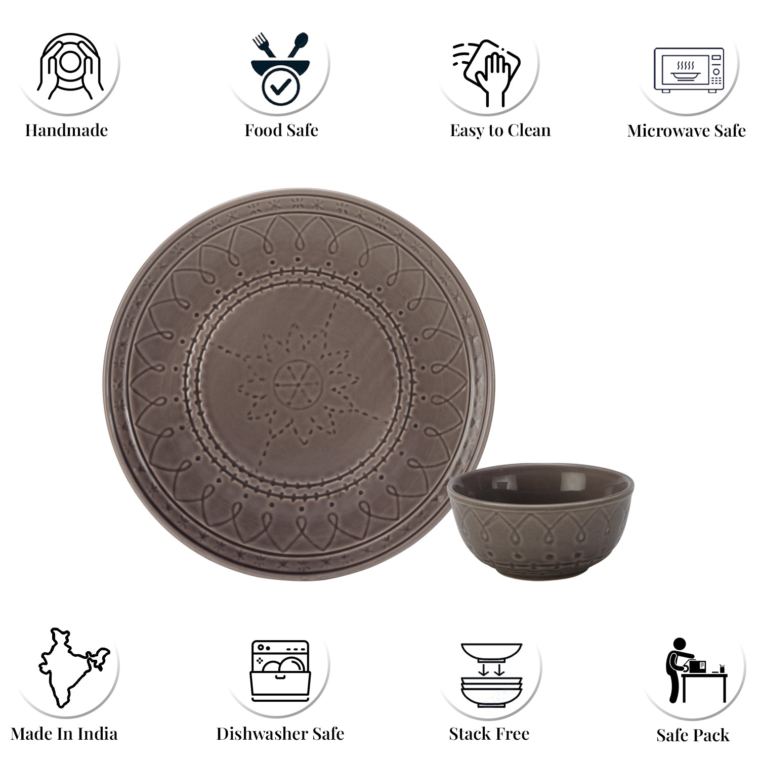 4 Small Dinner Bowls