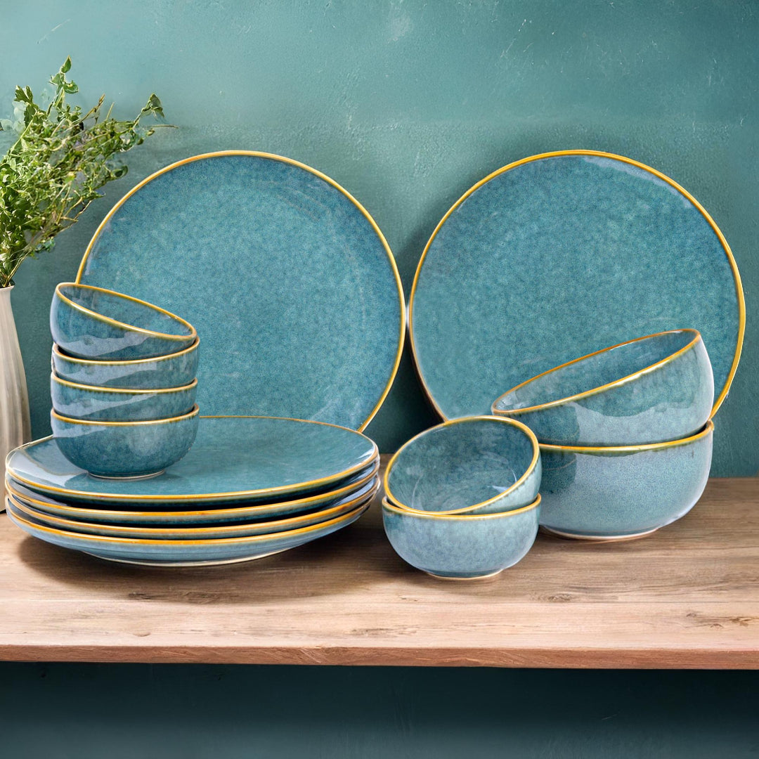 Ocean Premium Ceramic Dinner Set of 14 Pcs
