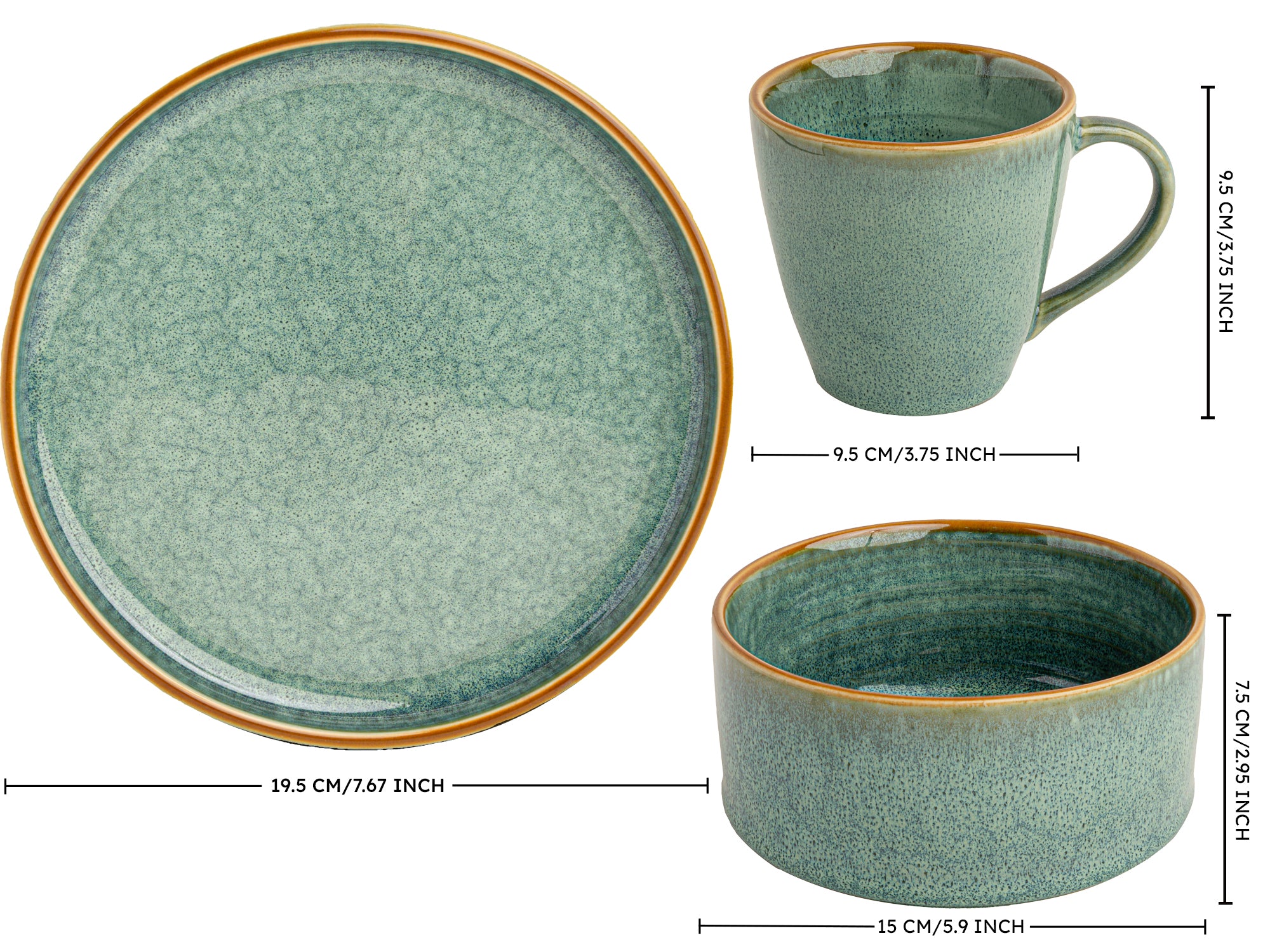 Ocean Breakfast Set of 3