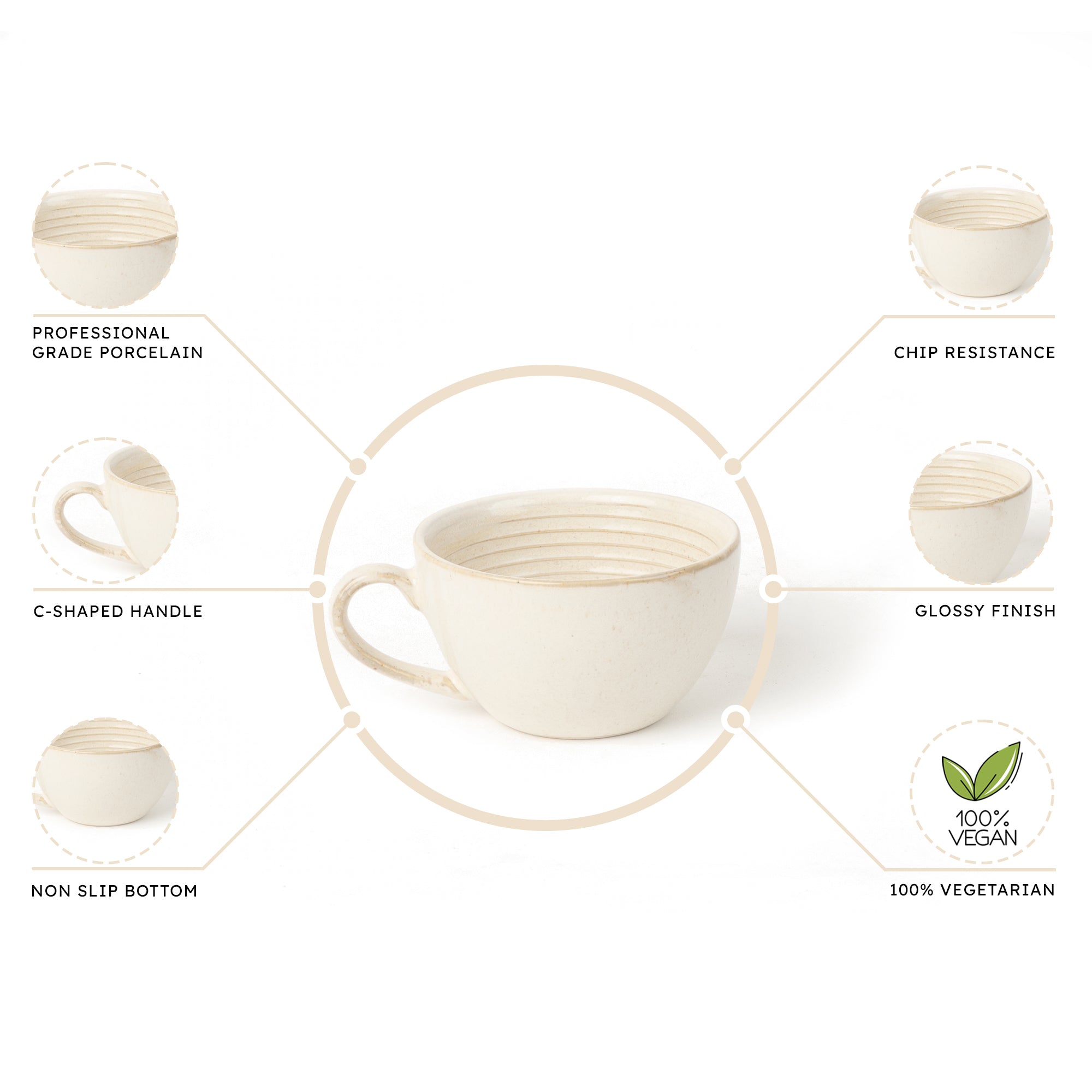 Coffee Cup and Saucer Set