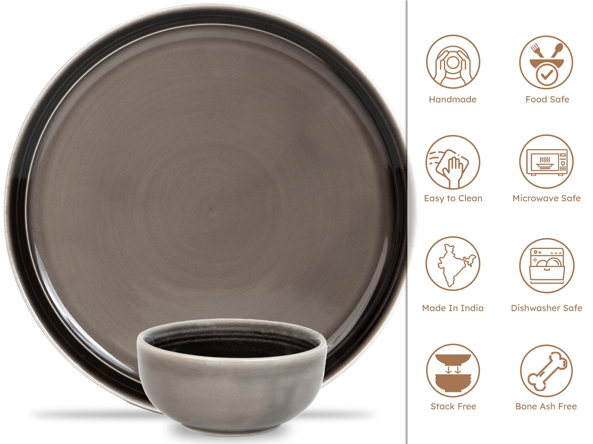 6 Small Dinner Bowls