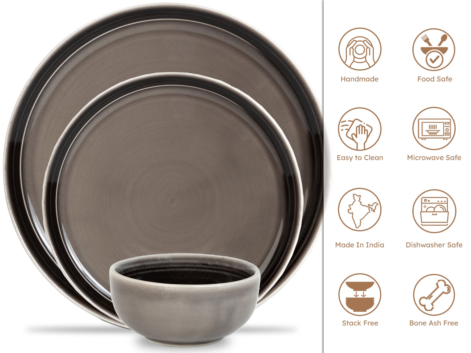 6 Small Dinner Bowls