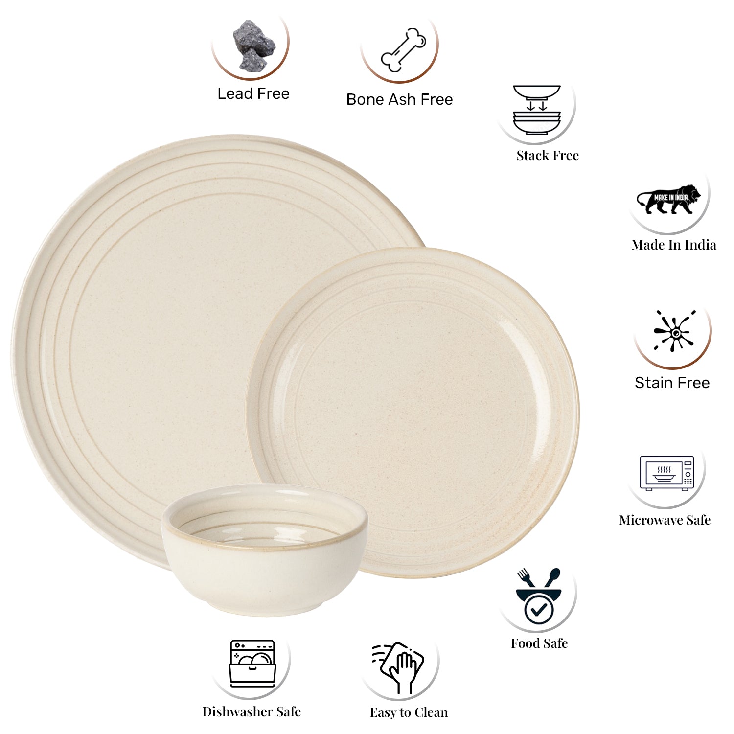 6 Small Dinner Bowls/Katori