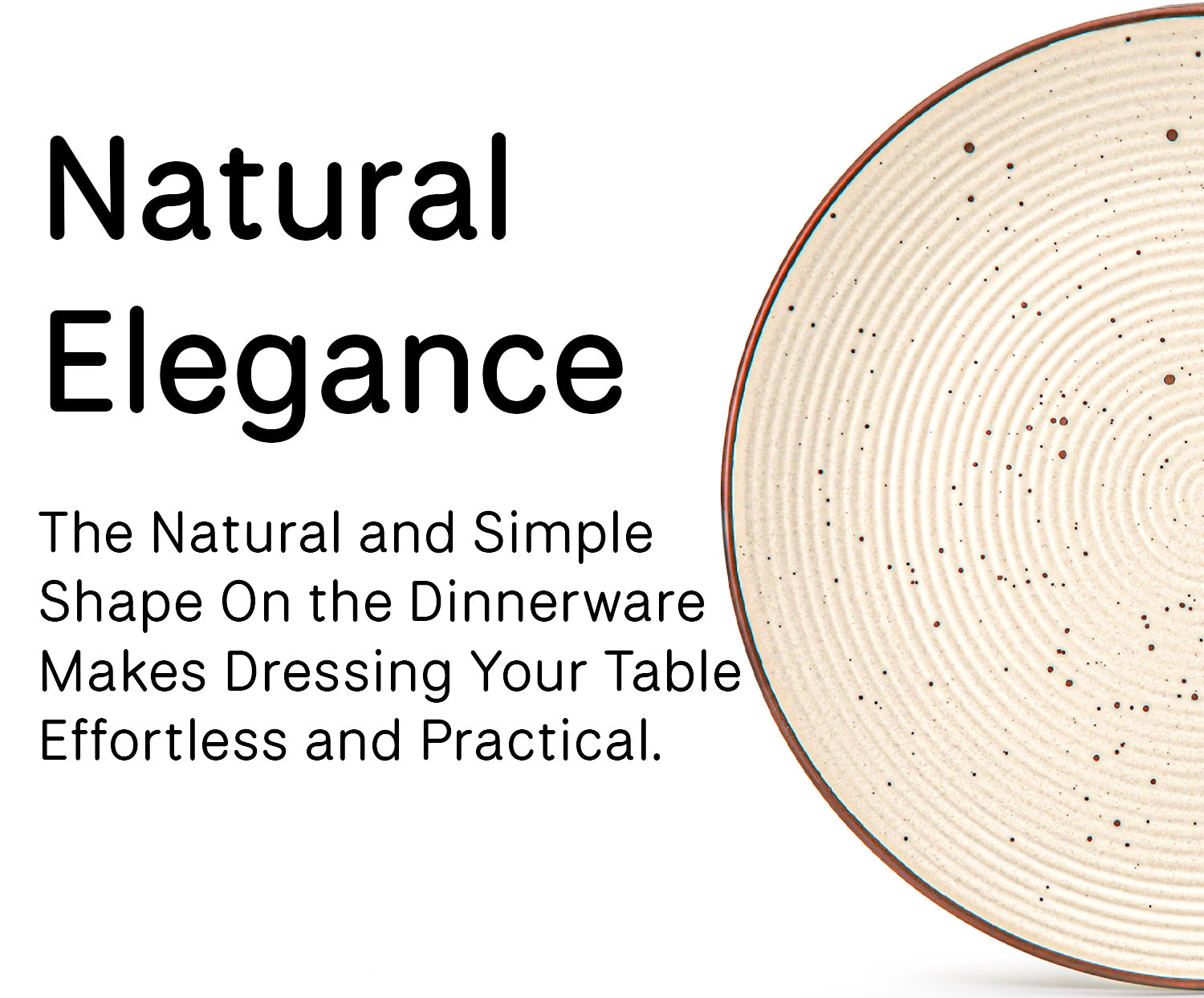 Beige Ceramic Plates & Bowls 18-Piece