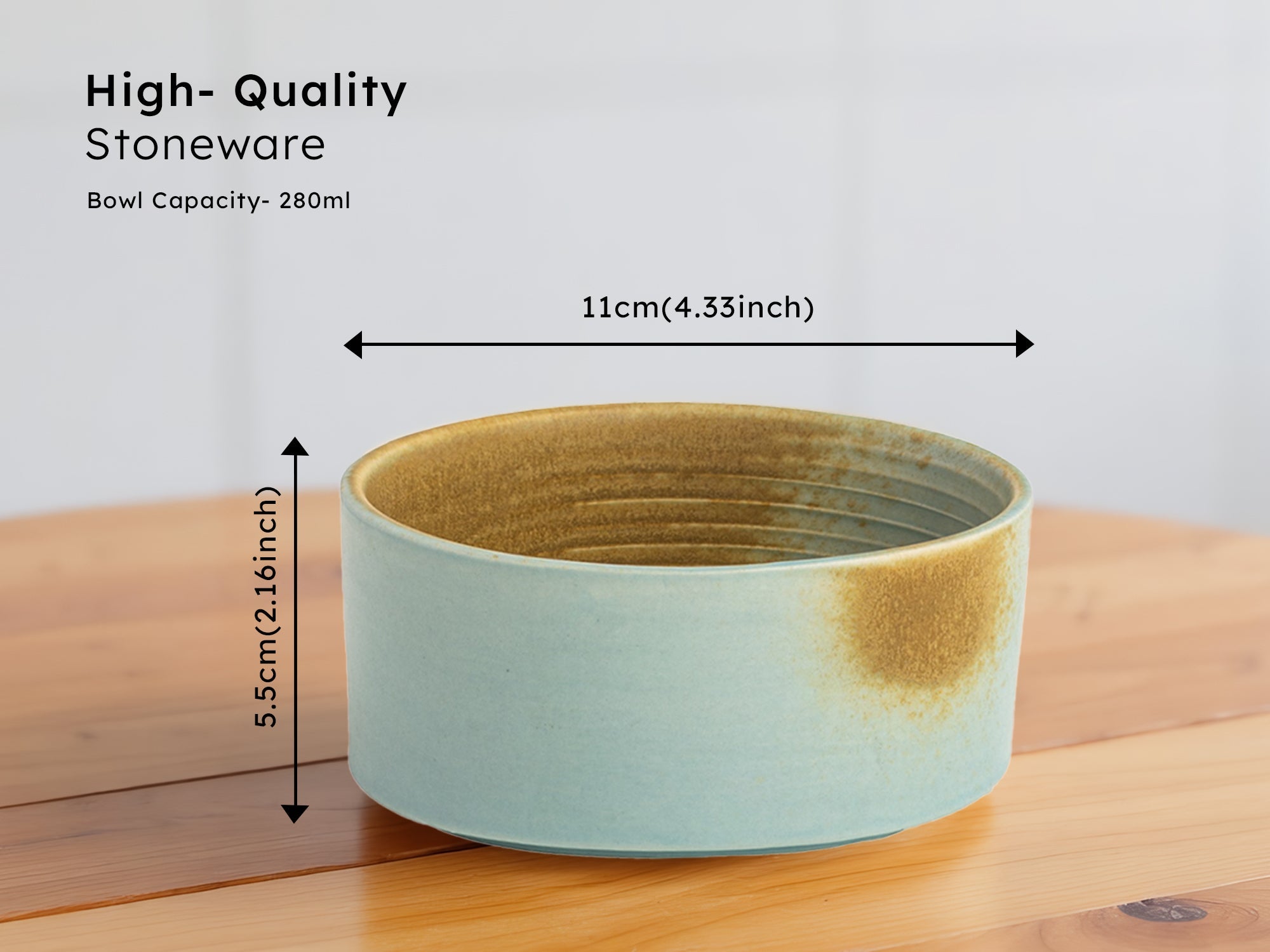Turquoise Copper Ceramic Handmade Soup Bowl – Set of 4 Bodhi House