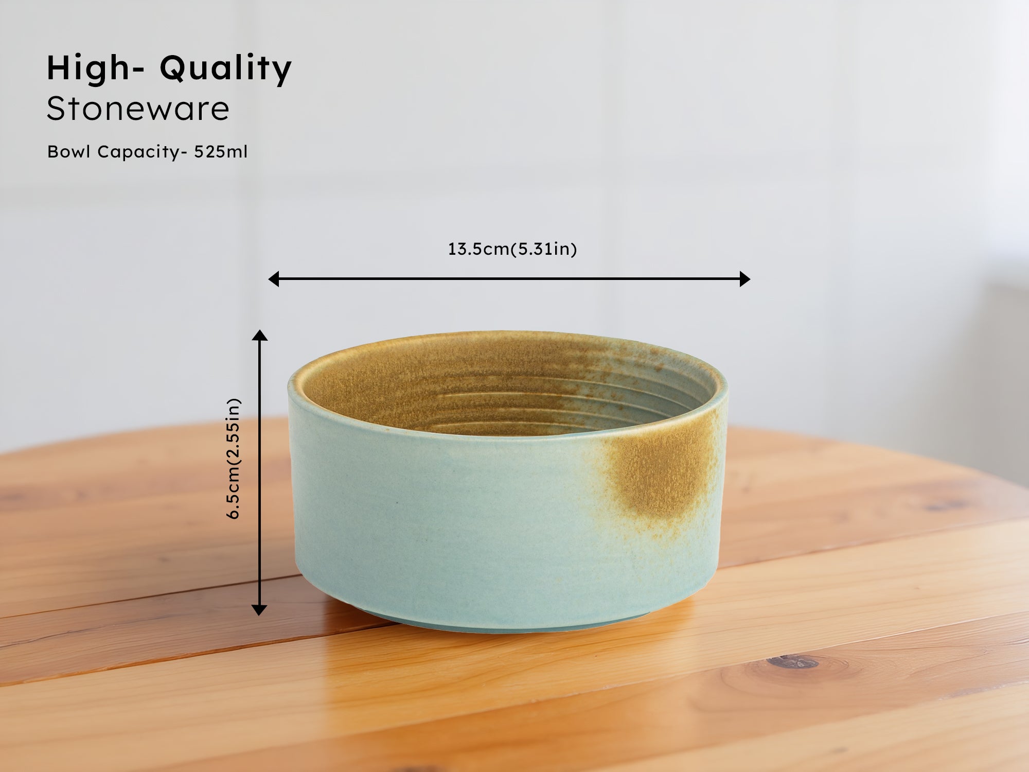 Turquoise Copper Ceramic Handmade Portion Bowl – Set of 2
