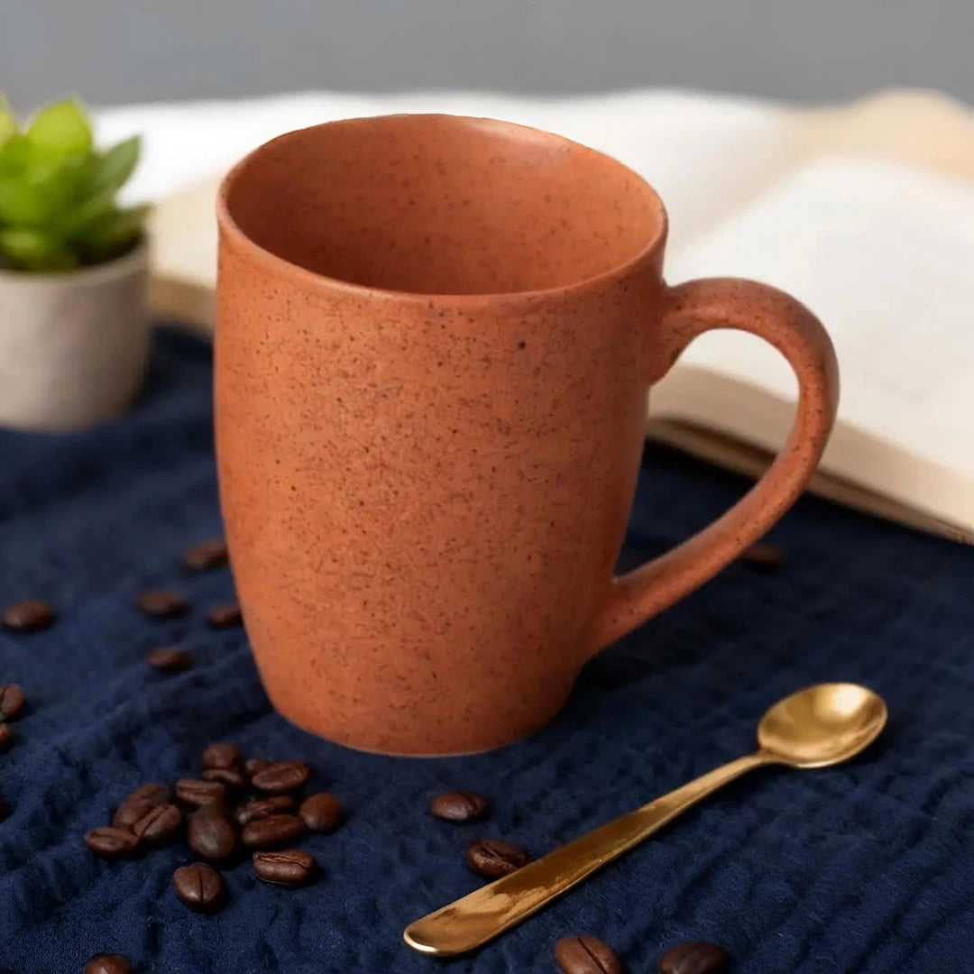 Handcrafted Ceramic Coffee Mug and Tea Cup – 300 ml  Persian Orange