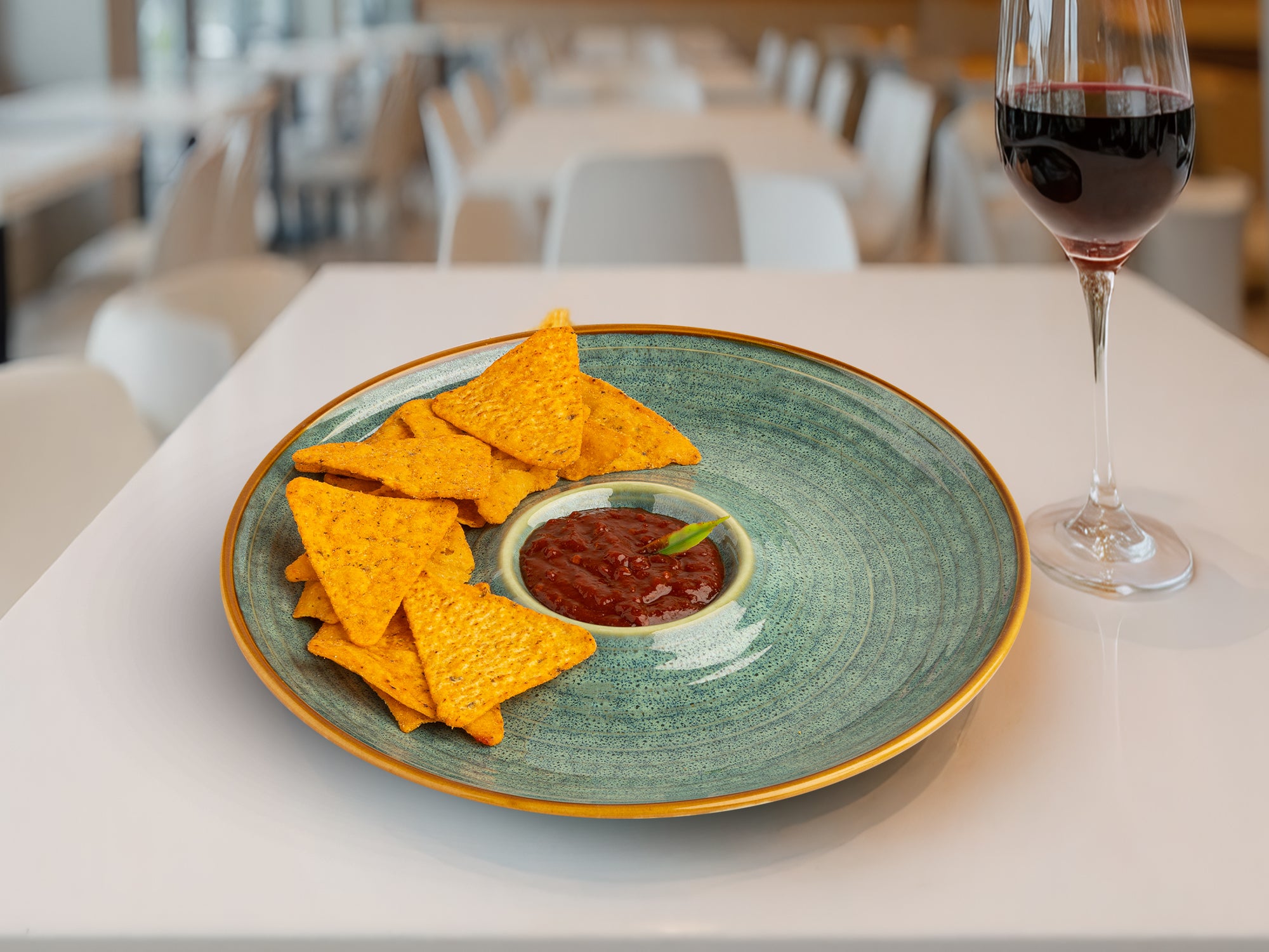 Ocean Chip & Dip Plate Set of 1