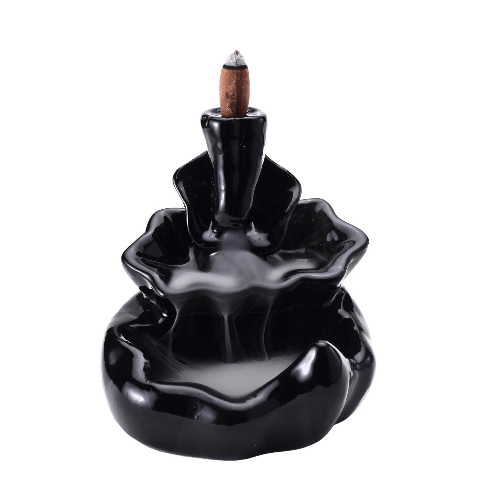 Garden Smoke Fountain Back Flow Incense Burner With 20 Incense Cones