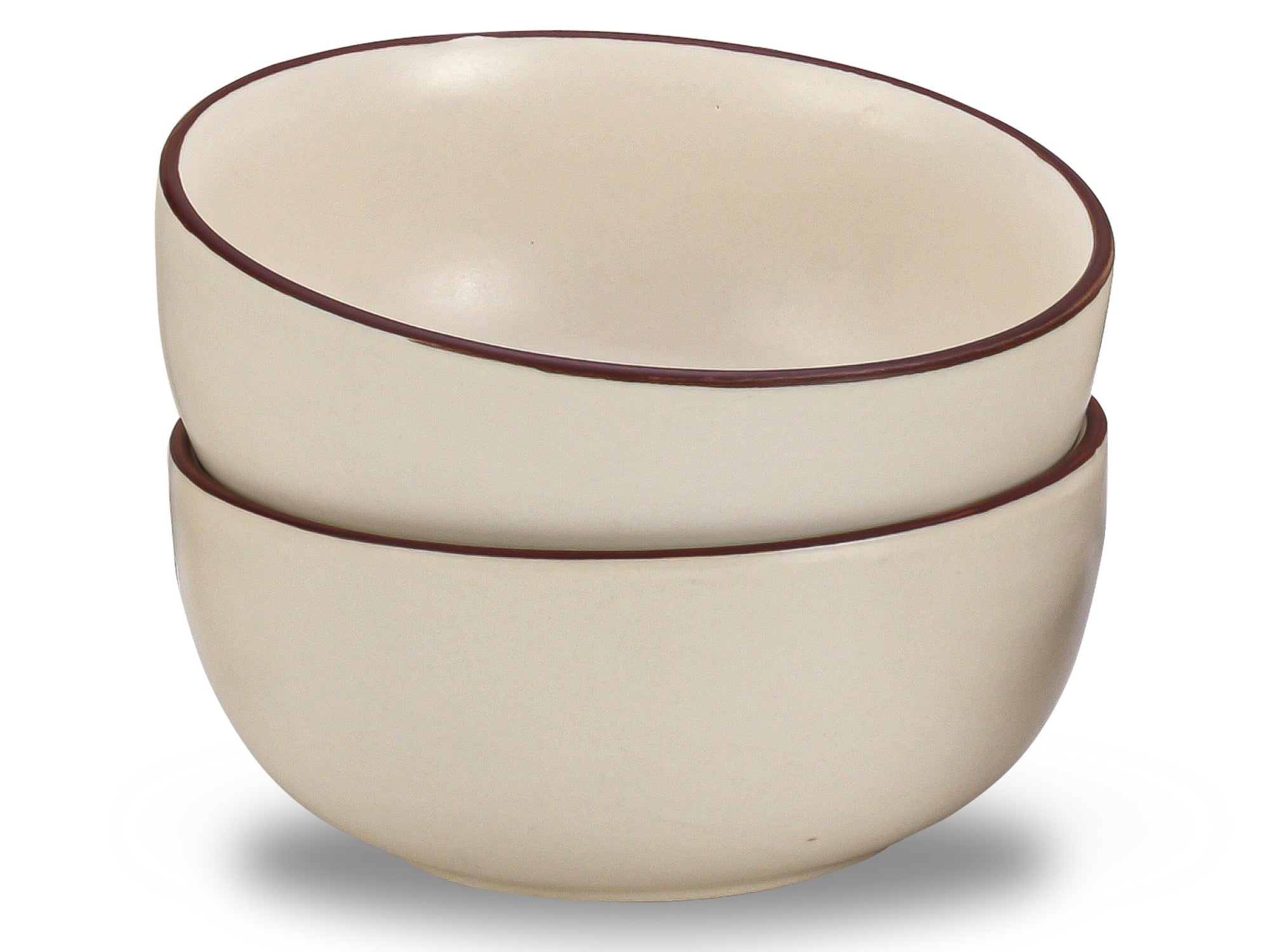Off White Premium Ceramic Serving Bowls Set of 2