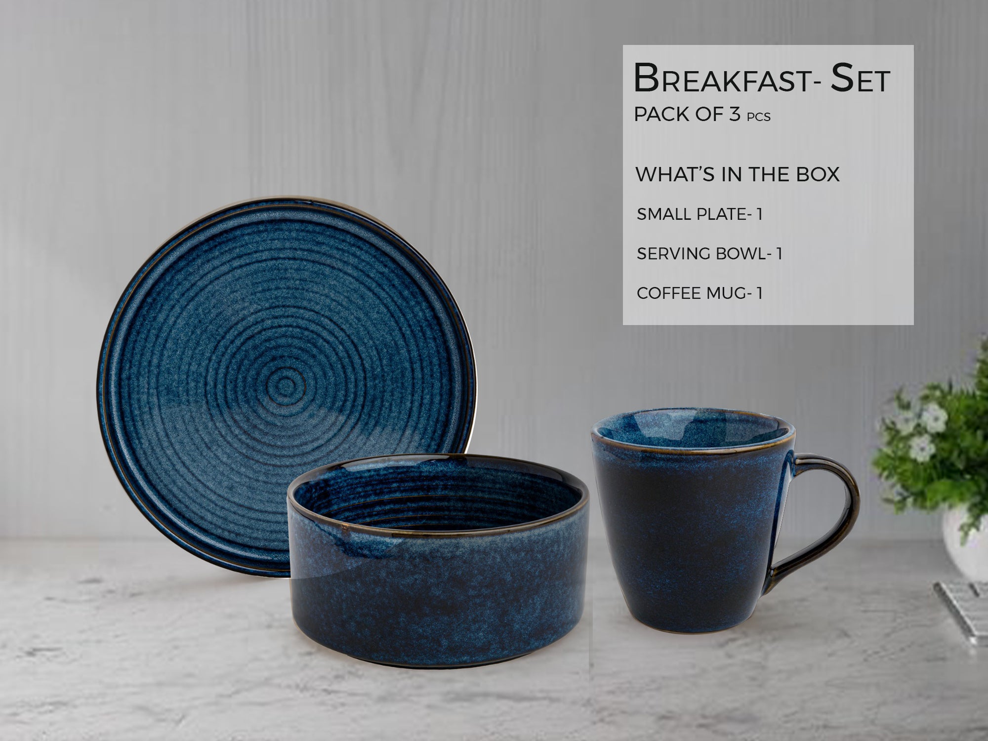 Lapis Breakfast Set of 3