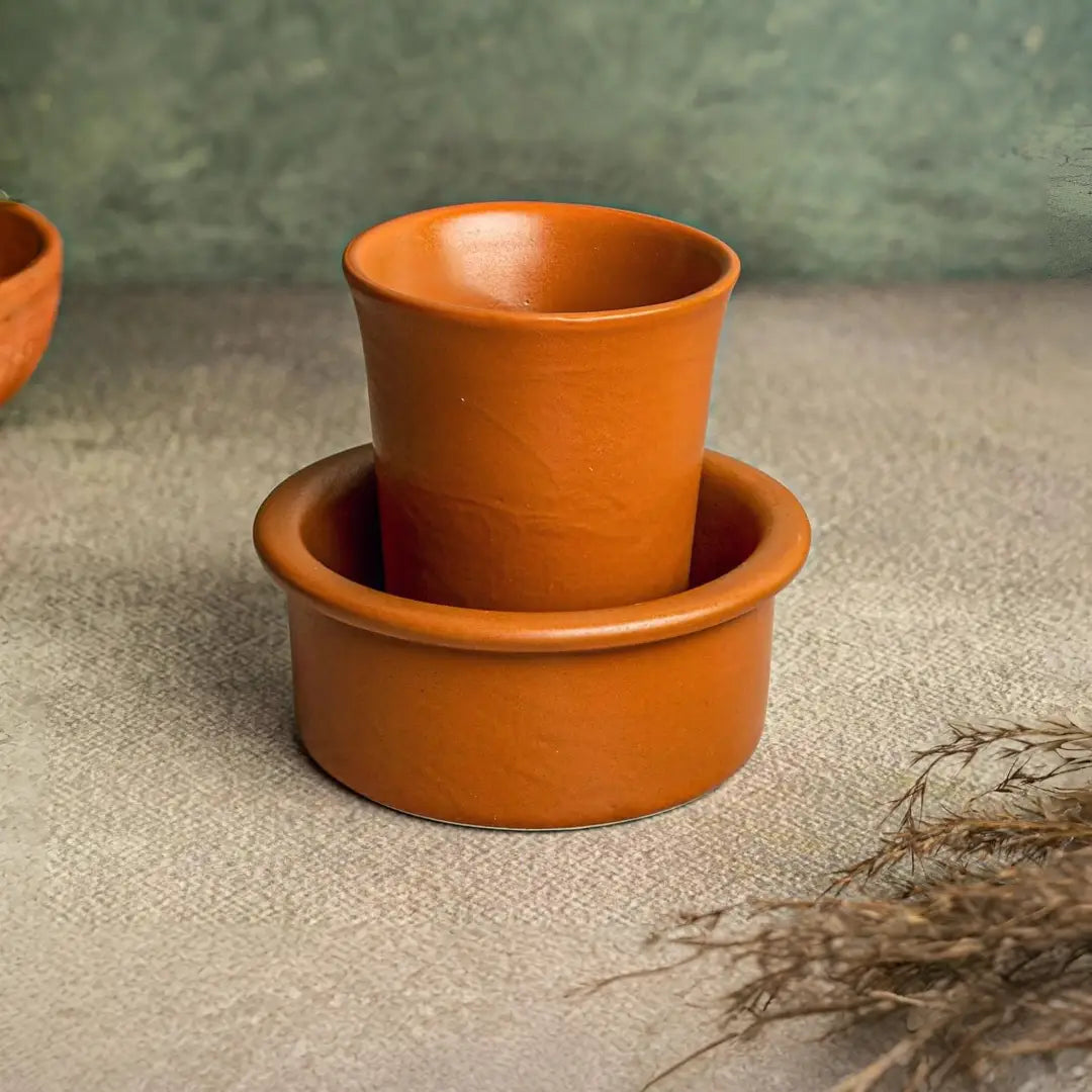 Terracotta Soil Ceramic Dawara Set