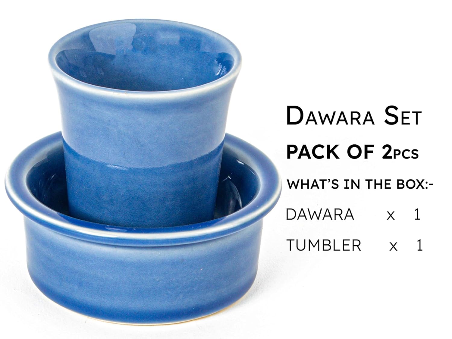 Misty Gaze Ceramic Dawara Set