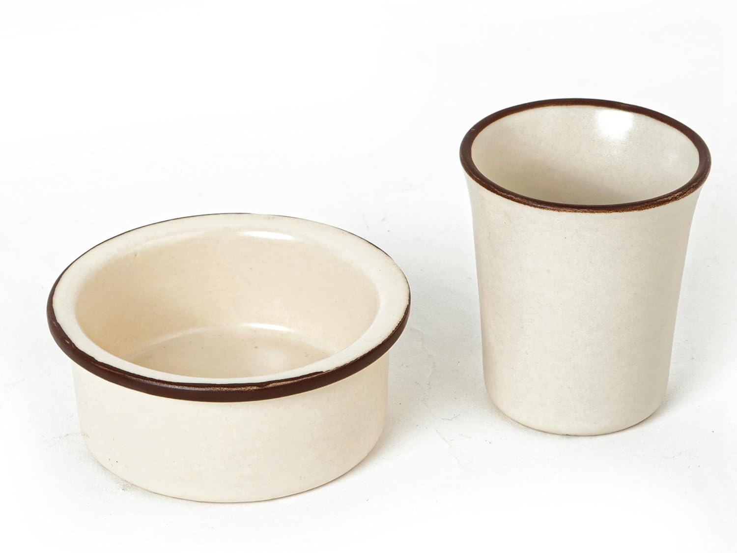 Seashell and Hazel Ceramic Dawara Set